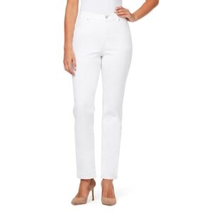 New Gloria Vanderbilt Women's Plus Classic Rise Amanda Boot Cut White Jean,10S